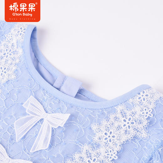 棉果果夏季新品女童女宝网纱连衣裙M222701223243 商品图4