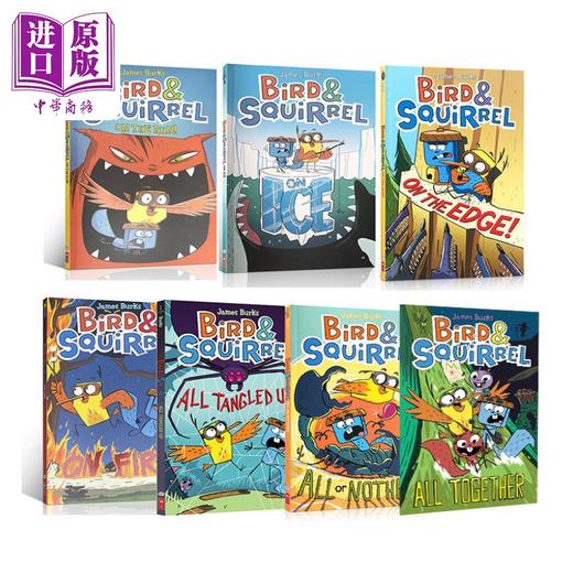 【中商原版】学乐桥梁漫画小鸟和松鼠7册套装 Bird & Squirrel 1-7 英文原版 进口图书 全彩图像小说 卡通故事图画书 7-10岁 商品图9