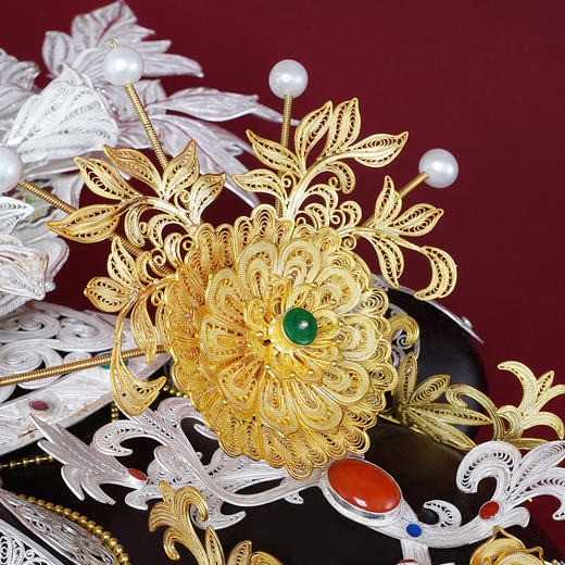 子佩集S999银手工银花丝【花丝镶嵌太平盛世】大型摆件大师工坊原创设计【TPSS】2303 商品图3