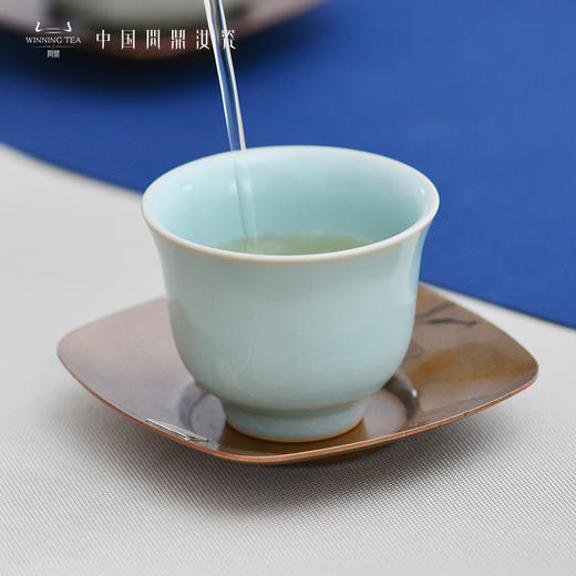 问鼎汝瓷鼎峰系列天青老款禅钟杯（缺货） 商品图2