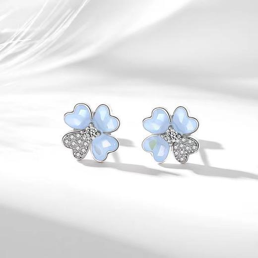 【宏艺珠宝】盛夏花园·银s925耳饰 商品图1