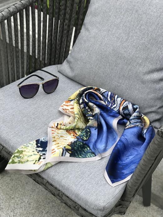 优品堂【迷缀】70x70桑蚕丝方巾 商品图11