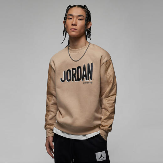 Nike/耐克JORDAN男子加绒圆领运动卫衣套头衫DV7589-277 商品图0