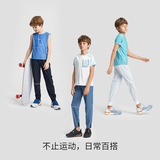 【专属】(空气裤)moodytiger儿童轻便透气长裤2023年夏季新品Air Supply空气衣轻薄长裤 M32111303* 商品图4