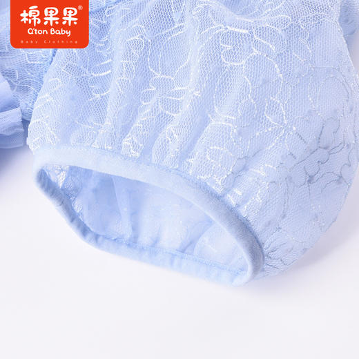 棉果果夏季新品女童女宝网纱连衣裙M222701223243 商品图3