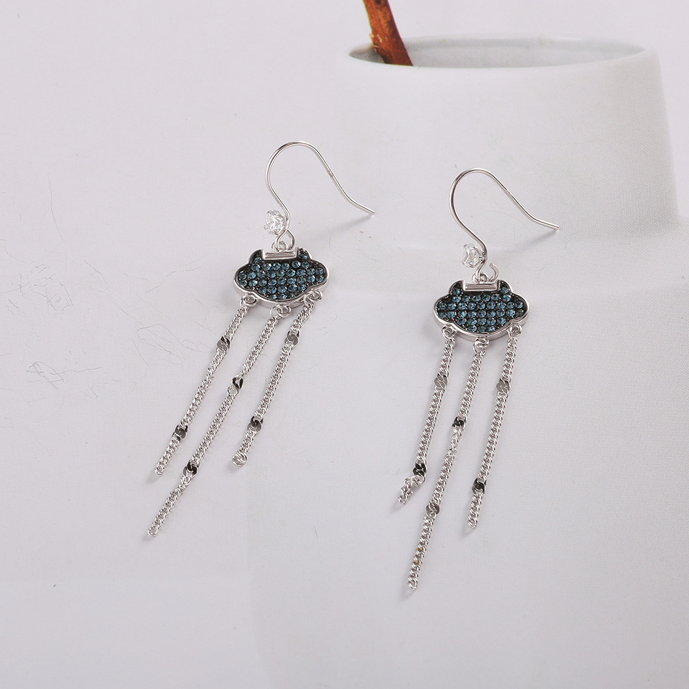 【宏艺珠宝】事事顺遂·银s925耳饰HS