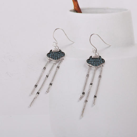 【宏艺珠宝】事事顺遂·银s925耳饰HS 商品图0