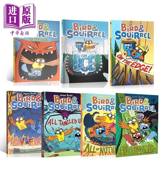 【中商原版】学乐桥梁漫画小鸟和松鼠7册套装 Bird & Squirrel 1-7 英文原版 进口图书 全彩图像小说 卡通故事图画书 7-10岁 商品图8