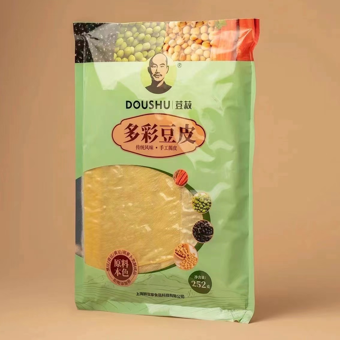豆叔 多彩豆皮——百年古法手工匠制 四种原料 多重营养 无任何添加 健康美味