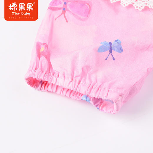 棉果果夏季新品女童女宝对开翻领衬衫M222153223242 商品图3