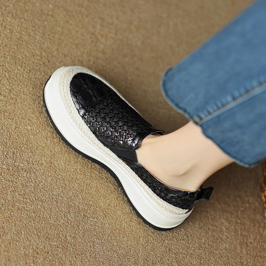 时尚减龄，厚底网纱乐福鞋TYM-1422 商品图9