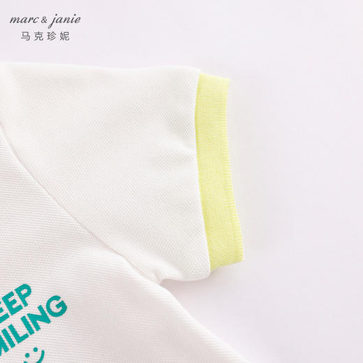 【科技凉感抗菌面料】马克珍妮夏装 男童POLO领连体衣230719 商品图3