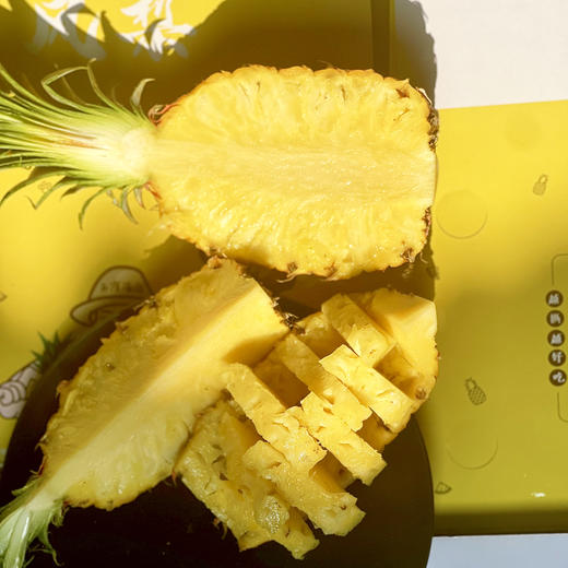 海南金钻凤梨  树上自然熟 商品图4