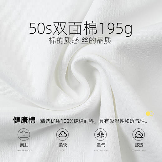 【100%棉】CANVAUS 2023新款女士V领双面棉短袖T恤（黑白2色可选） 商品图4