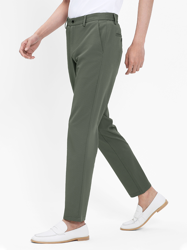 callisto浅绿微泡弹力休闲裤 SRCPW122C LR