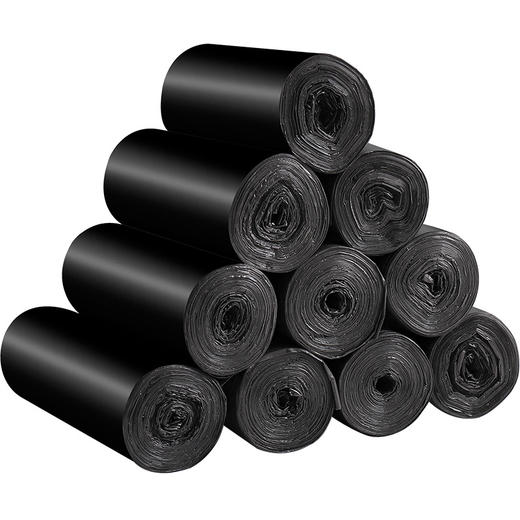 「拍1发2！到手100只」垃圾袋居家日用加厚一次性宿舍黑色点断式拉圾塑料袋实惠装收纳整理 商品图4