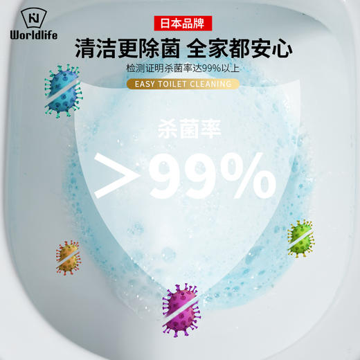 日本 Worldlfie和匠 马桶泡泡净 清洁除垢剂 去黄除臭神器 商品图9