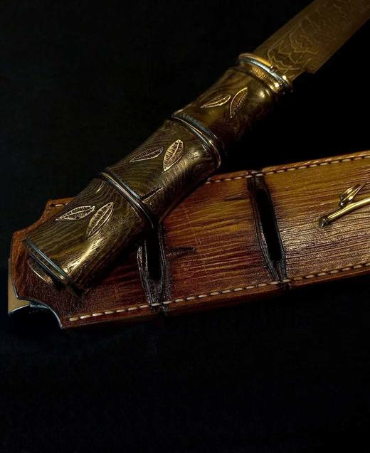 三希堂  现代刀系列  “竹影”小直【预订】未开刃 商品图4