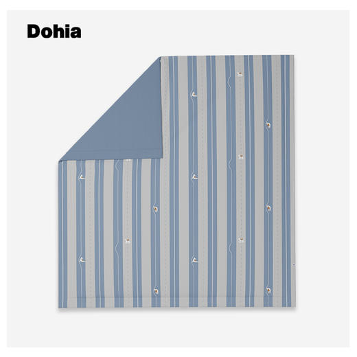 多喜爱设计师主推款 百搭生活 雾蓝色系高支高密精梳棉被袋 商品图0