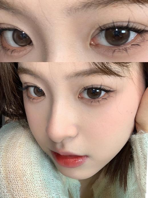 Bennycat 奶油栗米 月抛 2片 14.2mm 参考着色 13.6mm 基弧 8.5 含水 40% 新锐国货 商品图0