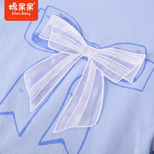 棉果果夏季新品女童女宝短袖T恤M222140223223 商品图5
