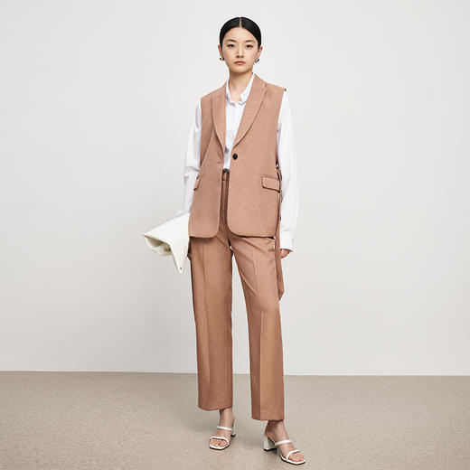 IN AND ON 2023原创设计马夹背心女士职业装西装裤 商品图5