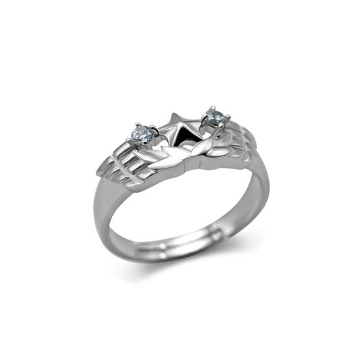 《为爱加冕》925银系列情侣对戒 商品图4