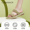 千百度女鞋夏季沙滩凉拖鞋休闲外穿平底海边松糕踩屎感 A23374208 商品缩略图3