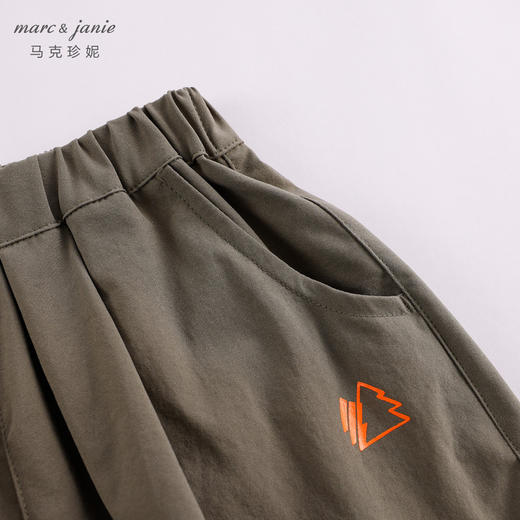 marcjanie马克珍妮新款夏装 男童户外风速干打褶五分裤230271 商品图3
