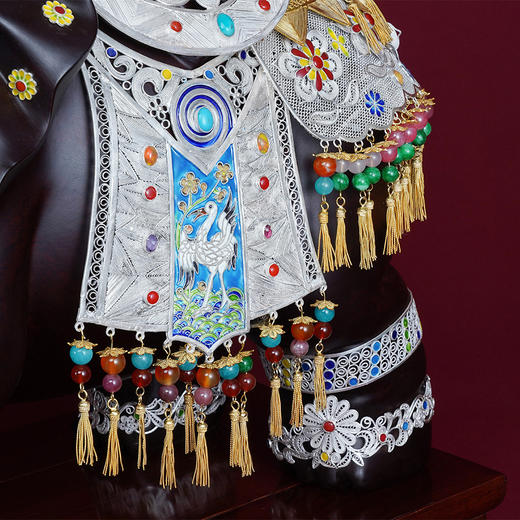 子佩集S999银手工银花丝【花丝镶嵌太平盛世】大型摆件大师工坊原创设计【TPSS】2303 商品图2