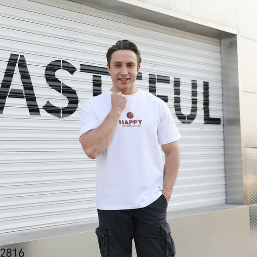 运动休闲圆领短T上衣  FLW-3CA06BSZL32816【TP232816】 商品图4