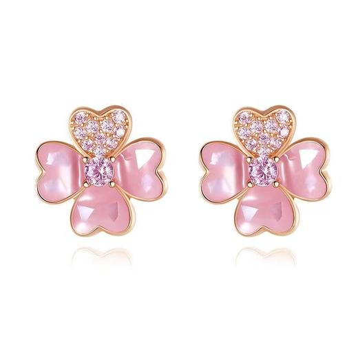 【宏艺珠宝】盛夏花园·银s925耳饰 商品图5