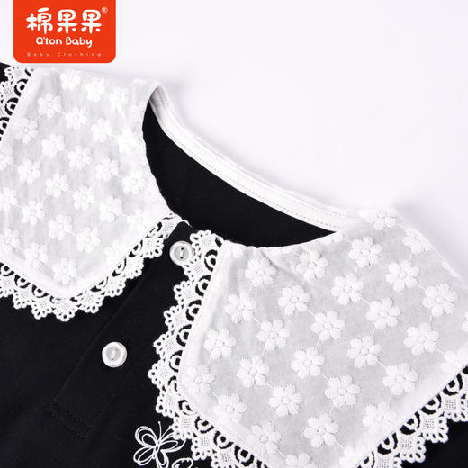 棉果果夏季新品女童女宝POLO连衣裙M222701223252 商品图3
