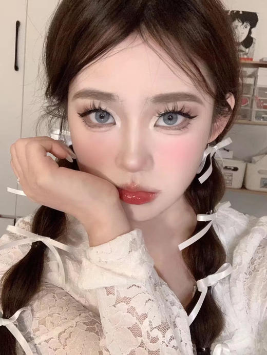 【年抛】蓝毒B05 | CocoCon  | 小直径14.0，着色13.3 | 【同品牌多副更划算,选款色板在详情页内】，蓝色混血美瞳 商品图5