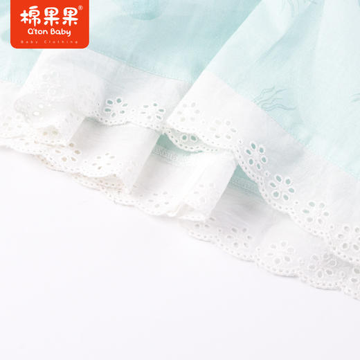 棉果果夏季新品女童女宝无袖连衣裙M222701223215 商品图3