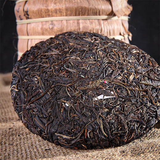 【干仓老茶】吉顺号成立16周年纪念饼 易武正山醇料生茶十年老茶357g 商品图2