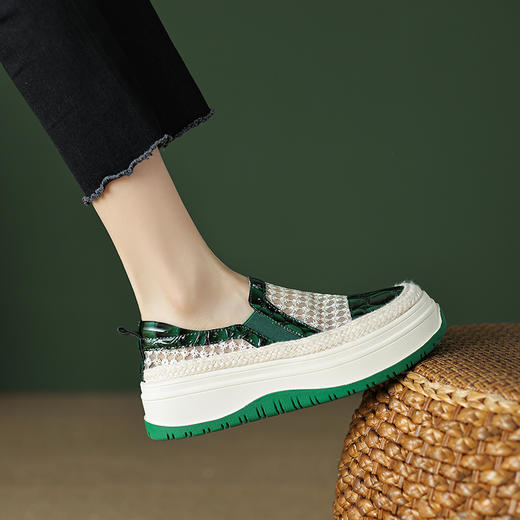 时尚减龄，厚底网纱乐福鞋TYM-1422 商品图5