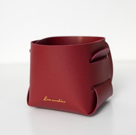 【家居日用】北欧pu收纳盘玄关钥匙皮革收纳盒桌面化妆品遥控器杂物储物篮 商品图7