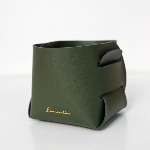 【家居日用】北欧pu收纳盘玄关钥匙皮革收纳盒桌面化妆品遥控器杂物储物篮 商品图9