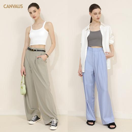 【内搭外穿均可】CANVAUS 女士带胸垫背心吊带短款（3色可选） 商品图3