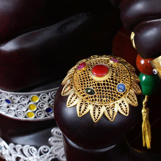 子佩集S999银手工银花丝【花丝镶嵌太平盛世】大型摆件大师工坊原创设计【TPSS】2303 商品图11