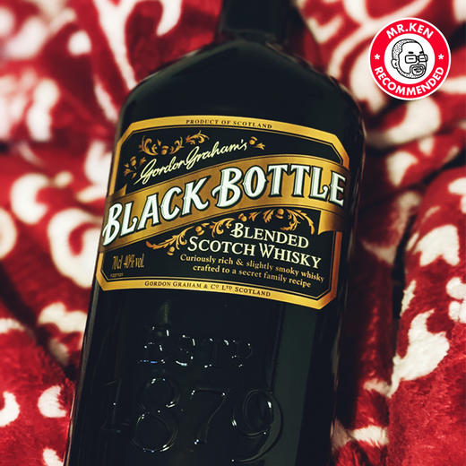 黑瓶（Black Bottle）苏格兰调和威士忌（赠随身调酒套装） 商品图3