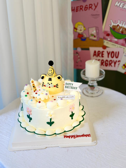 6-8寸  复古手绘立体小老虎 商品图0