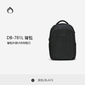 Diplomat外交官DB-781L黑色商务双肩背包商场款