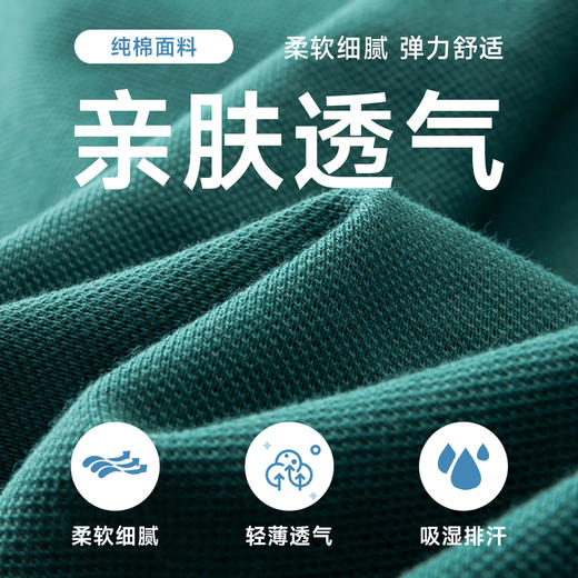 一口价【新款DK】大依优型大码纯棉圆领短袖T恤净版多色夏季加肥加大肥佬休闲商务宽松透气男装上衣 商品图1