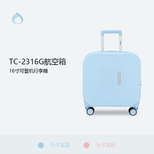 Diplomat外交官TC-2613G美颜航空箱16寸商场款-分销 商品图1