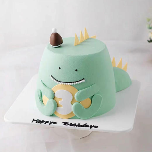 生日蛋糕 恐龙抱抱 商品图0