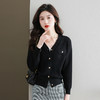 V领短款针织开衫，薄款洋气外搭漂亮小衫CC-13-3041 商品缩略图2