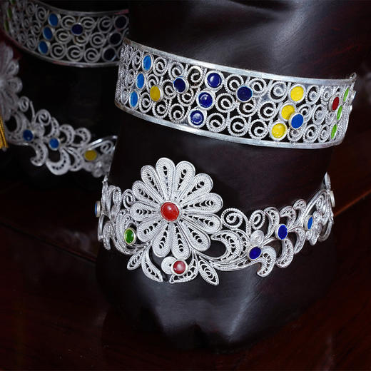 子佩集S999银手工银花丝【花丝镶嵌太平盛世】大型摆件大师工坊原创设计【TPSS】2303 商品图7