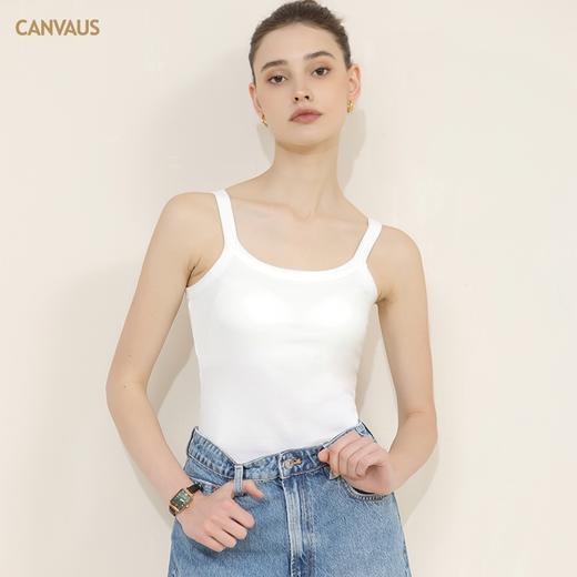 【内搭外穿均可】CANVAUS 女士带胸垫背心吊带常规款（3色可选） 商品图2